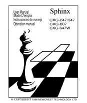 SPHINX CXG-807 User Manual