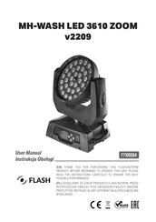 Flash MH-WASH LED 3610 ZOOM v2209 User Manual