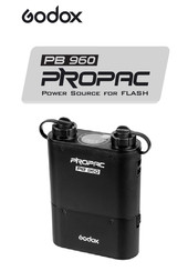 Godox PROPAC PB 960 Quick Start Manual