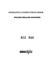 SERRMAC R32 Operating Instructions Book Manual