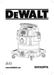 DeWalt DXV30SPTA Original Instructions Manual
