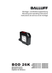 Balluff BOD 26K-LB04-S115-C Mounting And Operating Instructions