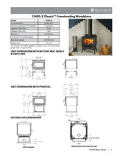 Regency Fireplace Products Classic F2450-2 Installation Instructions Manual