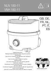 Numatic NUV 180-11 Original Instructions Manual