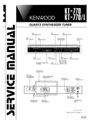 Kenwood KT-770/L Service Manual