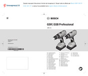 Bosch Professional GSB 18V-21 Original Instructions Manual