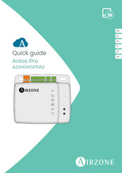 Airzone Aidoo Pro AZAI6WSPPA2 Quick Manual