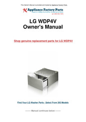 Lg WDP4 Series Service Manual