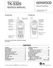 Kenwood TK-5320 K2 Manual