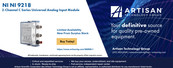 National Instruments 9218 Getting Started Manual