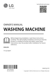 LG TT1561RWPT Owner's Manual