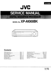JVC XP-A1000BK Service Manual