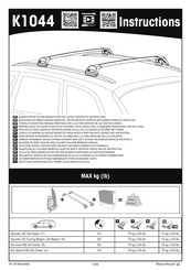 Yakima K1044 Instructions Manual