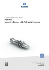 Wenglor I12G004 Operating Instructions Manual