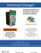 American Changer BC1600 Flex-2 Installation, Operation And Service Manual