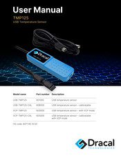 Dracal Technologies USB-TMP125 User Manual