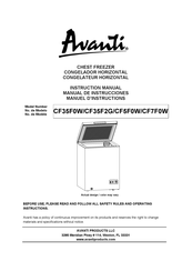 Avanti CF35F2G Instruction Manual