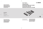 Bosch BBP3865 Owner's Manual
