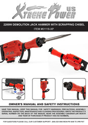 Xtreme Power 61118-XP Owner's Manual And Safety Instructions