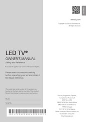 LG 55NANO80T6A.AFKE Owner's Manual