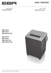 KRUG+PRIESTER EBA 3240 C Operating Instructions Manual