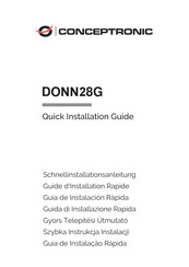 Conceptronic DONN28G Quick Installation Manual