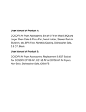 Cosori Premium C158-FB User Manual