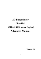 Posiflex RA-104 Advanced Manual