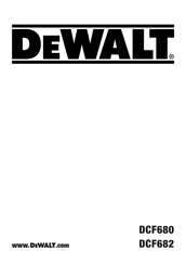DeWalt DCF682G1 Manual