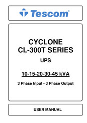 Tescom CYCLONE CL-300T Series User Manual