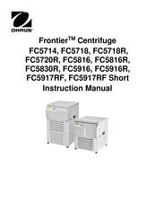 OHAUS Frontier FC5917RF Instruction Manual