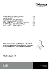 Hansa OSC6133SIH Operating Instructions Manual