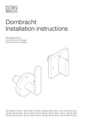 Dornbracht 36 210 705-FF 0010 Installation Instructions Manual