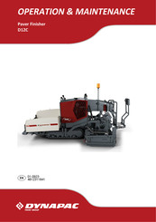 Fayat Group DYNAPAC D12C Operation & Maintenance Manual