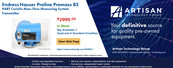 Endress+Hauser Proline Promass 83 HART Operating Instructions Manual
