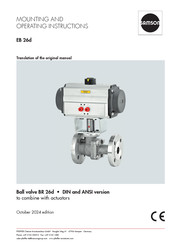 Samson BR 26d Mounting And Operating Instructions