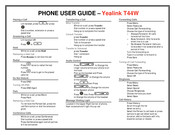 Yealink T44W User Manual