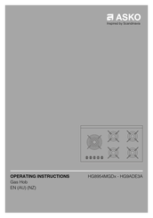 Asko HG8954MGD Series Operating Instructions Manual