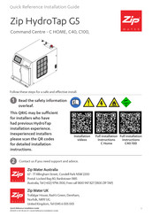 Zip Water HydroTap G5 C100 Quick Reference Installation Manual