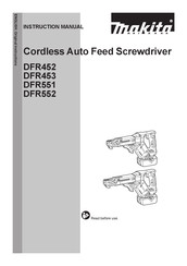 Makita DFR453Z Instruction Manual
