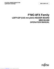 Fujitsu LQFP-52P Operation Manual