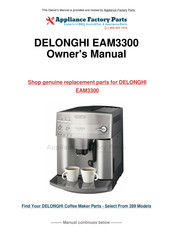 DeLonghi EAM3300 Owner's Manual