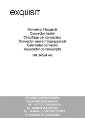Exquisit HK 34524 we Instruction Manual