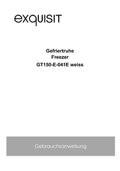 Exquisit GT150-E-041E Instruction Manual