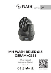 Flash MH-WASH-BE LED 615 OSRAM v2111 User Manual