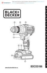 Black & Decker BDCDD18 Manual