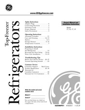 GE GTS17BBRELWW Owner's Manual And Installation Instructions