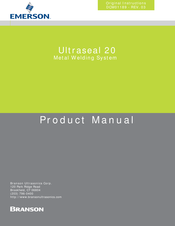 Emerson BRANSON Ultraseal 20 Series Product Manual