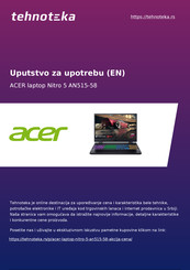 Acer Nitro 5 AN515-52 User Manual
