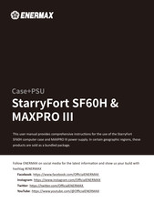 ENERMAX MAXPRO III Manual